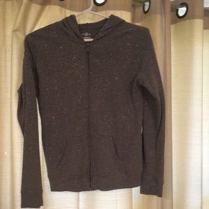 SO perfect zip up hoodie gray